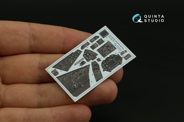 Quinta Studio QDS-48295 Mi-35M 3D-Printed &amp; coloured Interior on decal paper (Zvezda) (Small version) 1/48