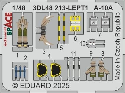 Eduard 3DL48213 A-10A SPACE GREAT WALL HOBBY 1/48