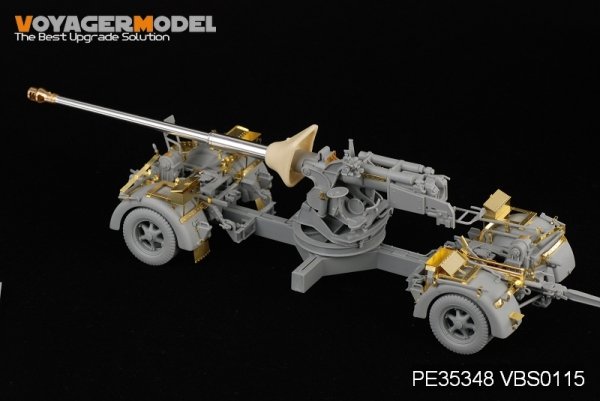 Voyager Model PE35348 WWII German PaK 43/3 L/71 mit Behelfslafette For DRAGON 6522 1/35