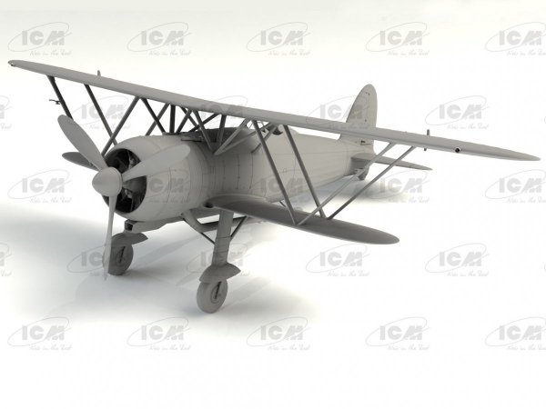 ICM 32025 CR. 42 Falco with Italian Pilots in tropical uniform 1/32