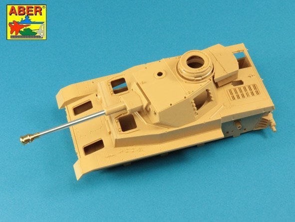 Aber 35L-046n German 75 mm Barrel for Kwk 40 L/48 with early model muzzle brake for Pz.Kpfw. IV Ausf.G late - Ausf.H (1:35)