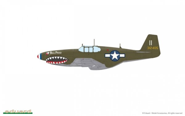 Eduard 82107 P-51B Mustang Birdcage canopy 1/48