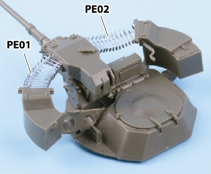 AFV Club AG35059 Ammo Feed Chute PE For Wiesel 1A1/A3 Mk20 1/35