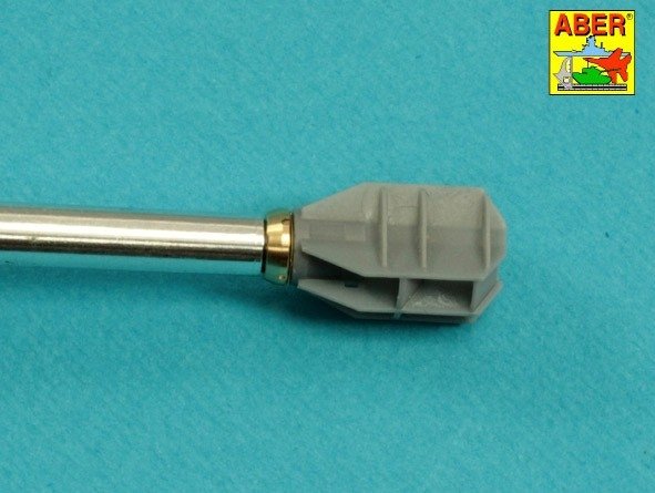 Aber 35L-120 105mm D1504 L/44 barrel with muzzle brake for Israeli Sherman M51 1/35