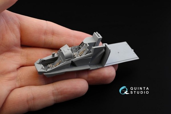 Quinta Studio QD72019 Mi-24V NATO 3D-Printed &amp; coloured Interior on decal paper (for Zvezda kit) 1/72