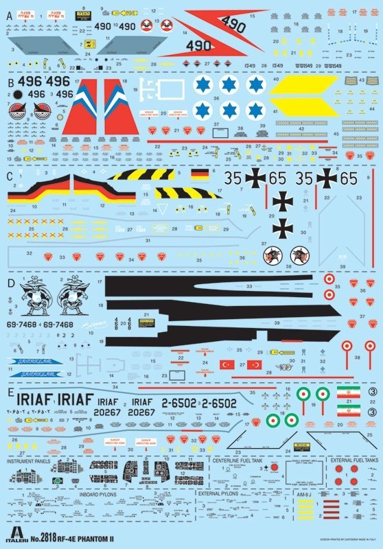 Italeri 2818 RF-4E Phantom II 1/48