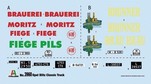 Italeri 3960 Opel Blitz Classic 1/24