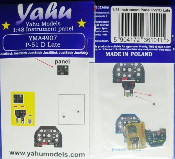 Yahu YMA4907 P-51D Late Eduard 1/48