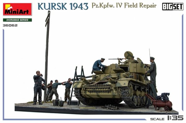 Mini Art 36062 Kursk 1943 Pz.Kpfw. IV Field Repair Big Set 1/35