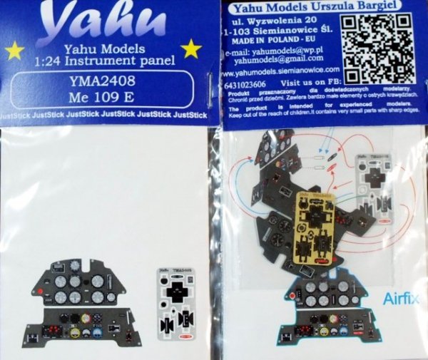 Yahu YMA2408 Me-109 E Trumpeter / Airfix (1:24)
