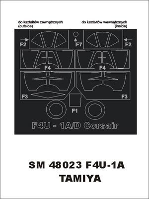 Montex SM48023 F4U1A Corsair TAMIYA