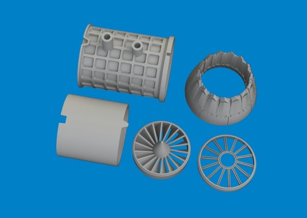 Eduard 6481091 F-35B exhaust nozzle PRINT TAMIYA 1/48