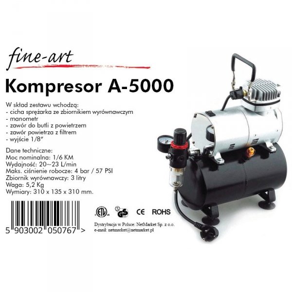 Fine-Art A5000 Kompesor
