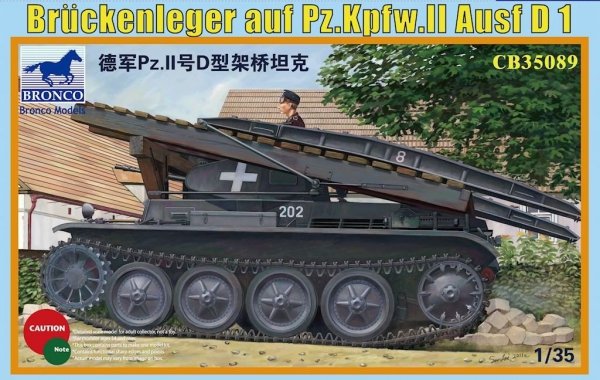 Bronco CB35089 Bruckenlegerauf Pz.Kpfw.II ausf D1 (1:35)