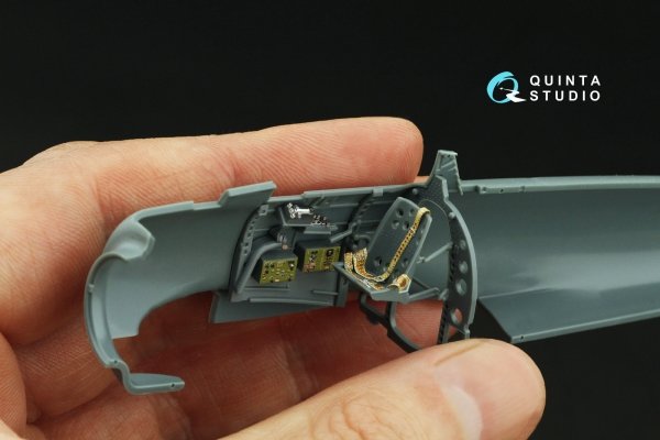 Quinta Studio QD48492 A6M2 Zero Mitsubishi Production 3D-Printed coloured Interior on decal paper (Eduard) 1/48