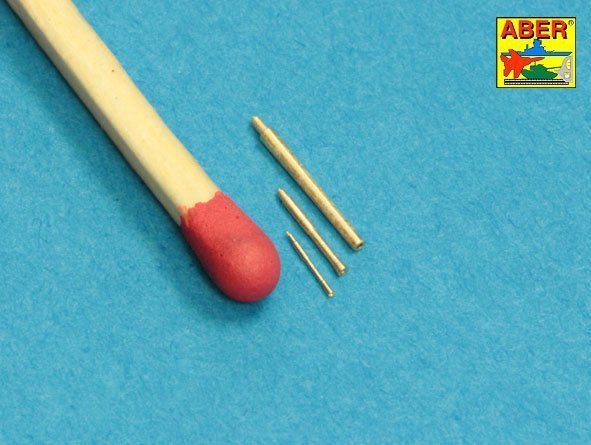 Aber 350L-75 Barrels set for Japnnese Light Cruiser like: Abukama; Isuzu; Kinu; Nagara; Natori; Yura -140mm x 7, 25mm x 4, 13mm x 4 (1:350)