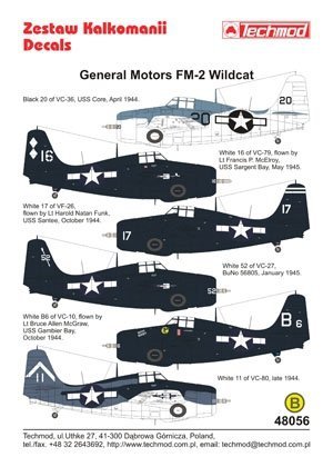 Techmod 48056 - General Motors FM-2 Wildcat (1:48)