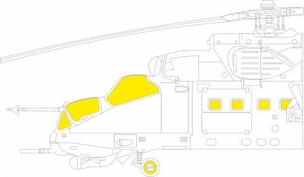 Eduard BIG49438 Mi-24P TRUMPETER 1/48