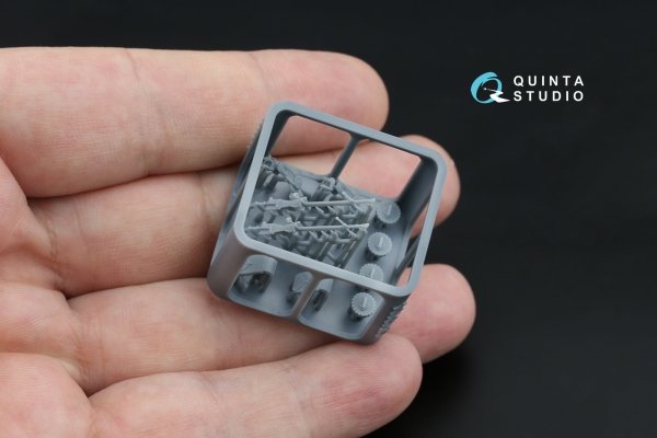 Quinta Studio QD+48582 Westland Lysander Mk.I 3D-Printed &amp; coloured Interior on decal paper (Airfix) (with 3D-printed resin parts) 1/48