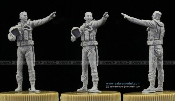 Sabre 4801 U.S.Navy F-14A &quot;Tomcat&quot; Pilot Team (1980s) 1/48