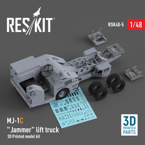 RESKIT RSK48-0005 MJ-1C "Jammer" lift truck  (3D Printed model kit) (1/48)