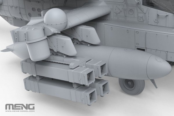 Meng Model QS-005 AH-64 D Saraf - Heavy Attack Helicopter (Israeli Air Force) 1/35