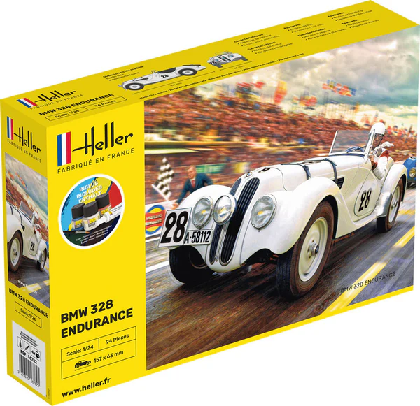 Heller 56782 STARTER KIT BMW 328 Endurance 1/24