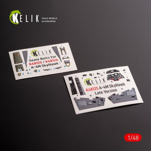 Kelik K48125 A-4M Late production- interior 3D decals for Magic Factory kit (1/48)
