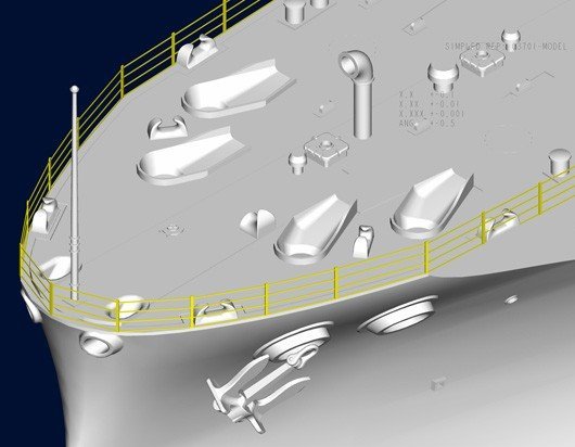 Trumpeter 03701 USS Arizona BB-39 (1:200)
