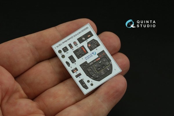 Quinta Studio QD32145 P-51D Mustang 3D-Printed &amp; coloured Interior on decal paper (Zoukei-Mura SWS) 1/32