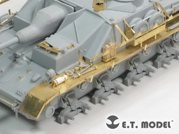 E.T. Model EA35-079 WWII German Schurzen for Stug.IV For DRAGON Smart Kit 1/35