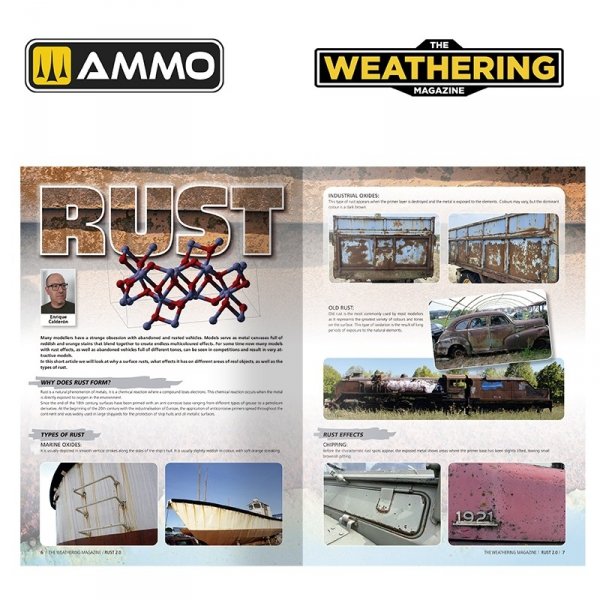 Ammo of Mig 4537PL THE WEATHERING MAGAZINE 38 - Rdza 2.0 (Polski)