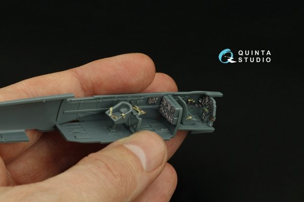 Quinta Studio QD72179 Bf 110C/D/E 3D-Printed &amp; coloured Interior on decal paper (Eduard) 1/72