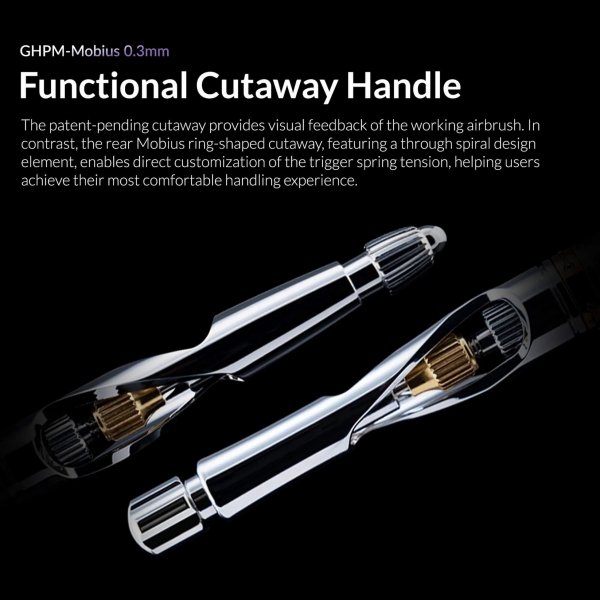 Gaahleri 40867 Premium Series GHPM-Mobius 0,3 mm Airbrush