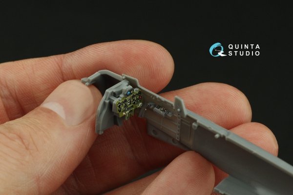 Quinta Studio QD72171 A6M3 Zero 3D-Printed &amp; coloured Interior on decal paper (Tamiya) 1/72