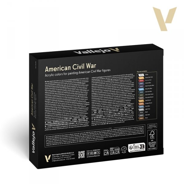 Vallejo 70256 American Civil War - Figure Color Series - Model Color 16x18ml