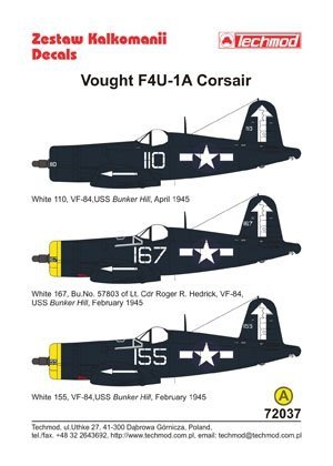 Techmod 72037 - Vought F4U-1D Corsair (1:72)