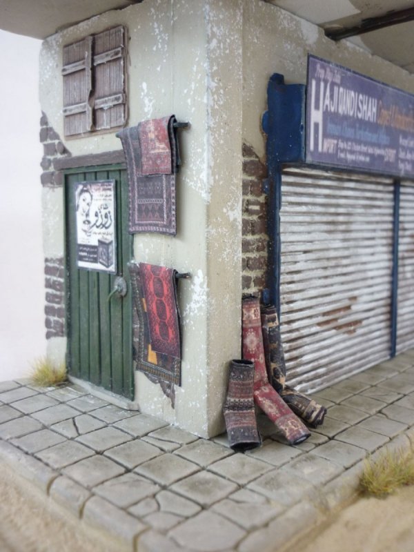 RT-Diorama 35268 Diorama-Base: &quot;The carpet shop&quot; 1/35