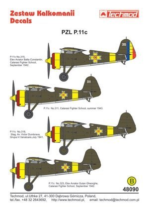 Techmod 48090 - PZL P.11c (1:48)