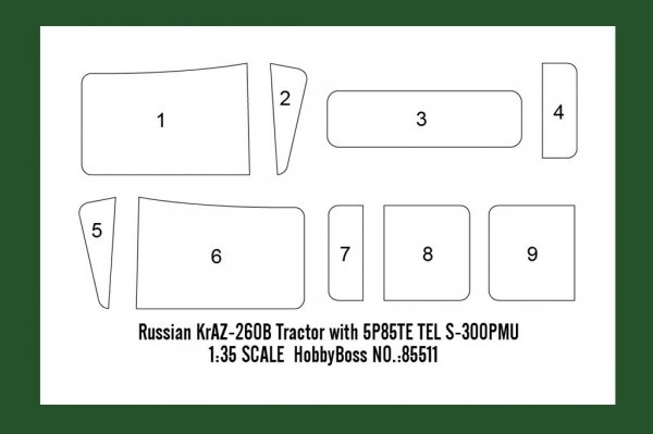 Hobby Boss 85510 Russian KrAZ-260 Cargo Truck 1:35