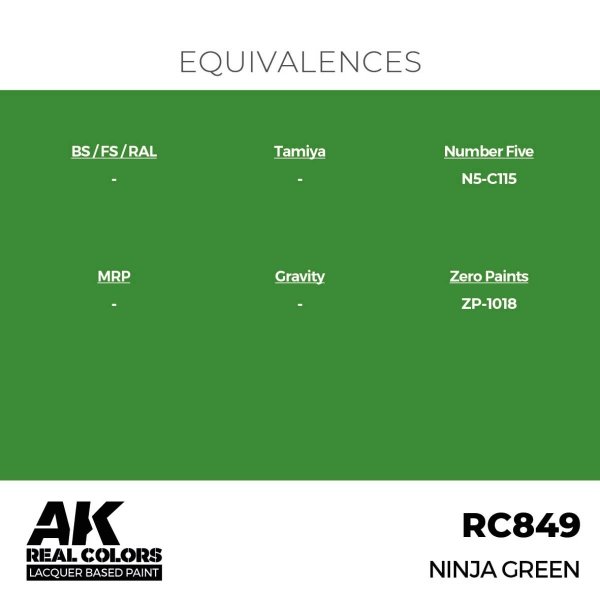 AK Interactive RC849 Ninja Green 17 ml