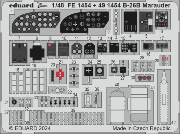 Eduard FE1454 B-26B Marauder ICM 1/48