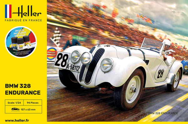 Heller 56782 STARTER KIT BMW 328 Endurance 1/24