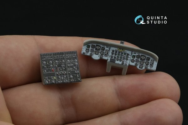 Quinta Studio QD48506 CH-47A 3D-Printed coloured Interior on decal paper (Italeri) 1/48
