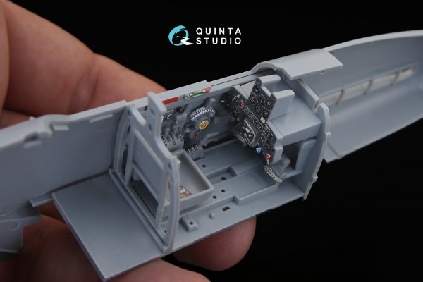 Quinta Studio QD32066 Ki-61-I 3D-Printed &amp; coloured Interior on decal paper (for Hasegawa kit) 1/32