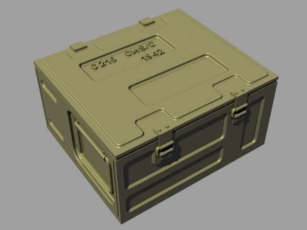 Panzer Art RE35-148 C216 British ammo boxes (40mm Bofors AA Gun) 1/35