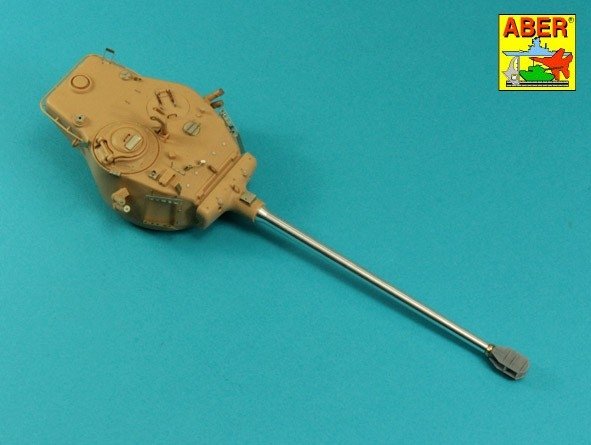 Aber 35L-120 105mm D1504 L/44 barrel with muzzle brake for Israeli Sherman M51 1/35
