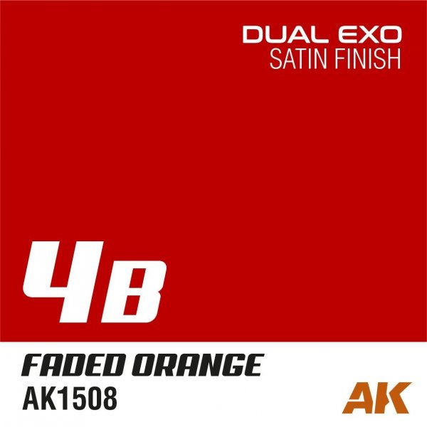 AK Interactive AK1546 DUAL EXO SET 4 – 4A PURE ORANGE &amp; 4B FADED ORANGE