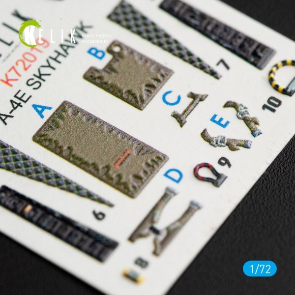 KELIK K72027 A-4(B,P) &quot;SKYHAWK&quot; INTERIOR 3D DECALS FOR AIRFIX KIT 1/72