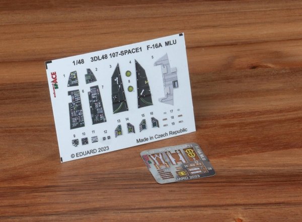 Eduard 3DL48107 F-16A MLU SPACE KINETIC MODEL 1/48
